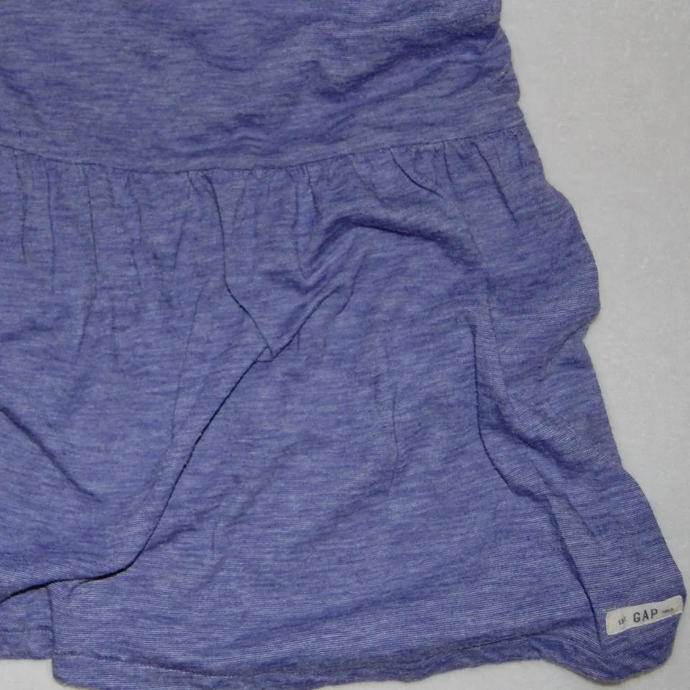 GAP Girls Size L (10), Drapey Dress, Short Sleeve, Flared-Elastic Below Waist